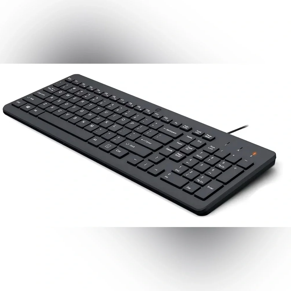 HP- Black Wired Keyboard NIB